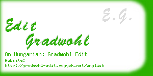 edit gradwohl business card